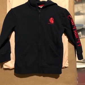 Carhartt zip up hooded sweatshirt